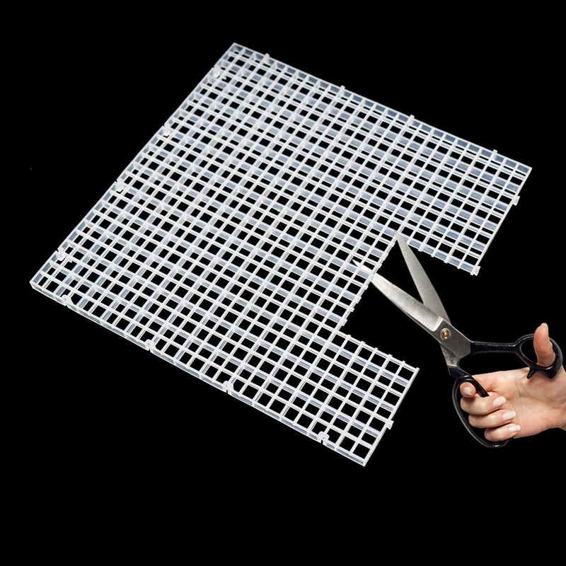ALEGI Aquarium Fish Tank Bottom Isolation 8 Pcs, Plastic Egg Crate Grid Divider Tray Egg (L 8pcs) - Image 5