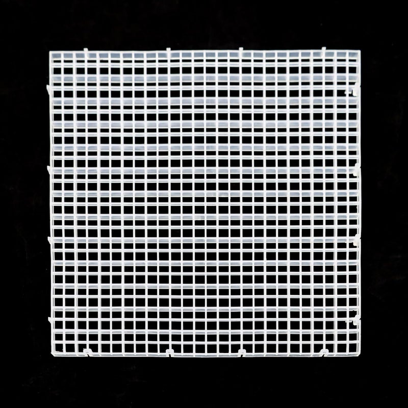 ALEGI Aquarium Fish Tank Bottom Isolation 8 Pcs, Plastic Egg Crate Grid Divider Tray Egg (L 8pcs) - Image 3