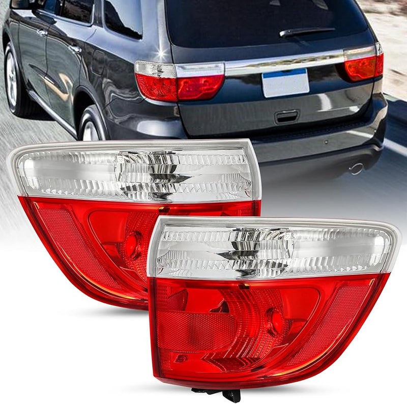 مجموعة مصابيح خلفية هالوجين دودج دورانجو 2011 2012 2013 للجانبين السائق والراكب - Image 2