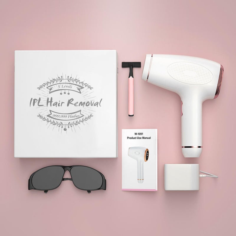 One-Piece Delivery Beauty Instrument Household Cleaning Underarm Hair Beauty Instrument Automatic Flash Neutral Gift Box Packaging - Image 5