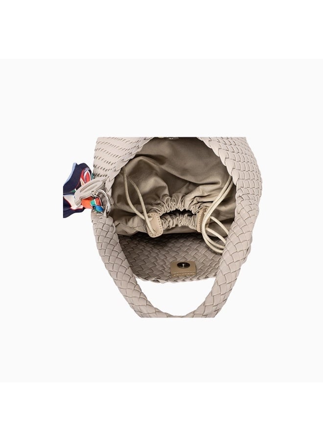 David Jones CM8274 Selena Women's Woven Handbag | Stylish Summer Shoulder Bag | Lightweight Everyday Purse for Work, Shopping & Vacation - Image 3