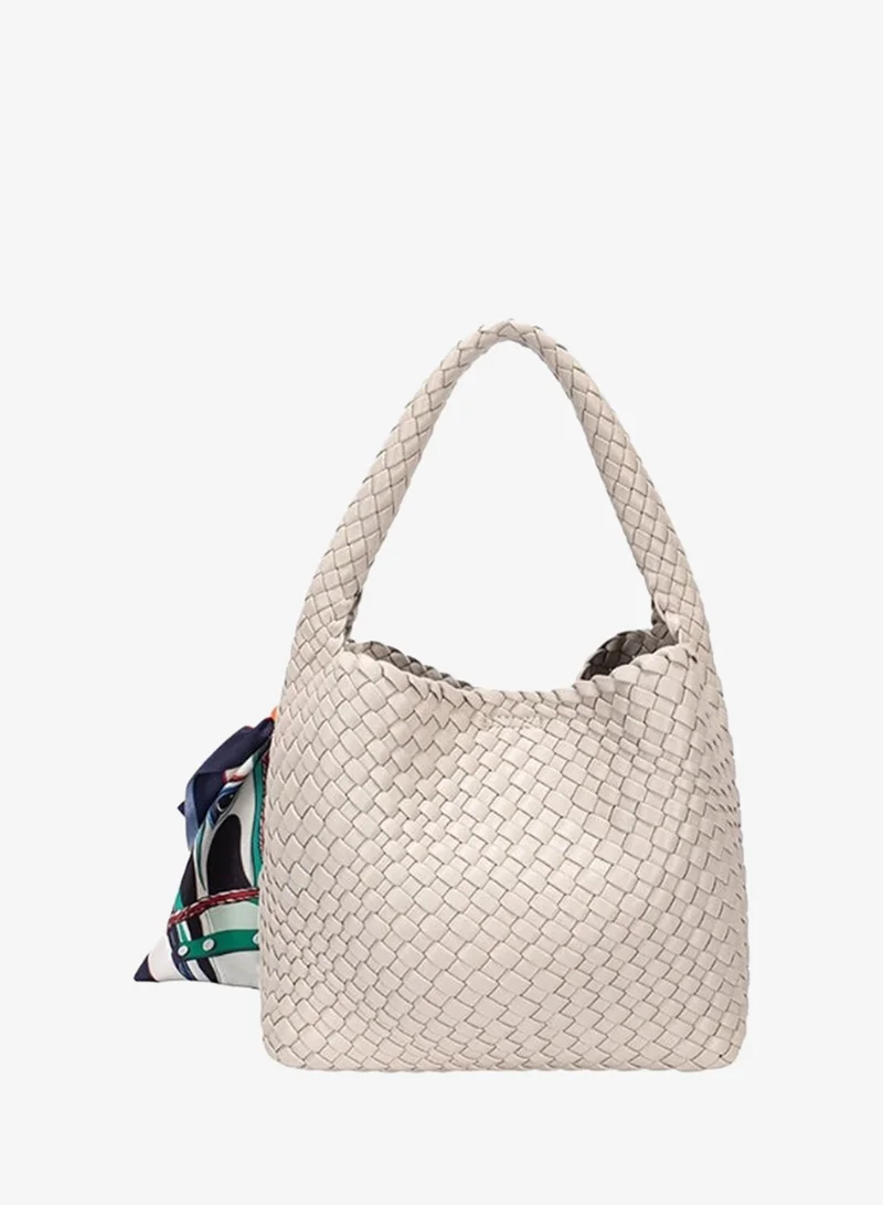 David Jones David Jones CM8274 Selena Women's Woven Handbag | Stylish Summer Shoulder Bag | Lightweight Everyday Purse for Work, Shopping & Vacation