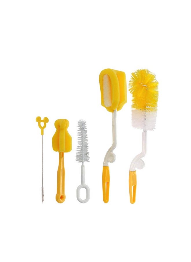 Adore Bottle Nipple And Straw Cleaning Kit, Multi Color Feeding Bottle Cleaner Brush (Cleaning Brush Kit) (5 In 1 Kit)  - Image 1