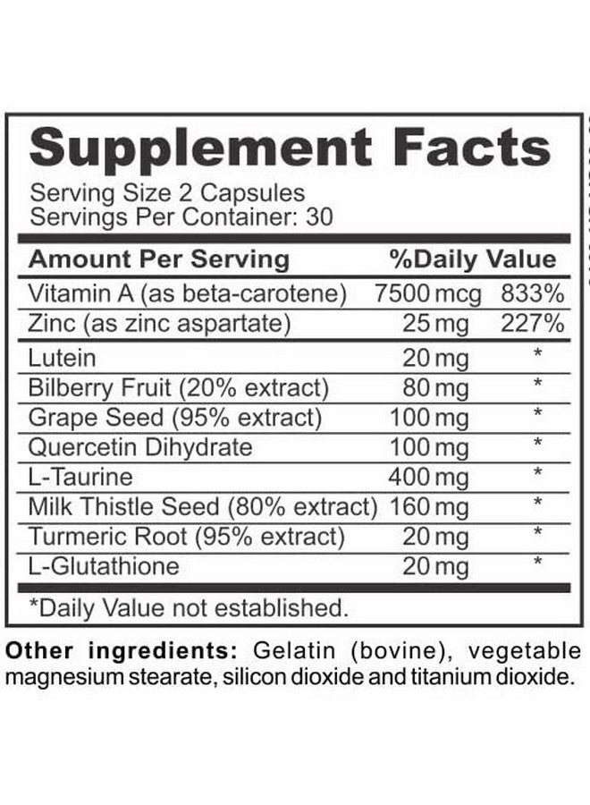 Instant Brands صيغة دعم الرؤية القصوى فورية المفعول 60 كبسولة مكمل غذائي - Image 3