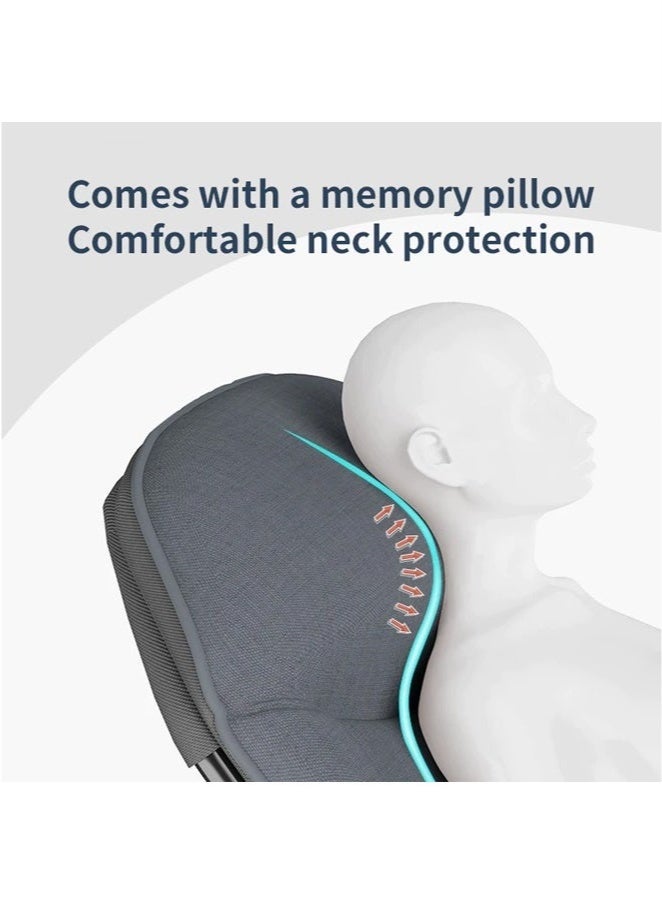 XiuWoo Portable Foldable Camping Bed, Adjustable Medical Bed, Comfortable Recliner Bed Lounger Chair, Single Sleeping Bed, Resting Bed, Adults Camping Cot for Outdoor Beach Office Grey 180*60cm - Image 5