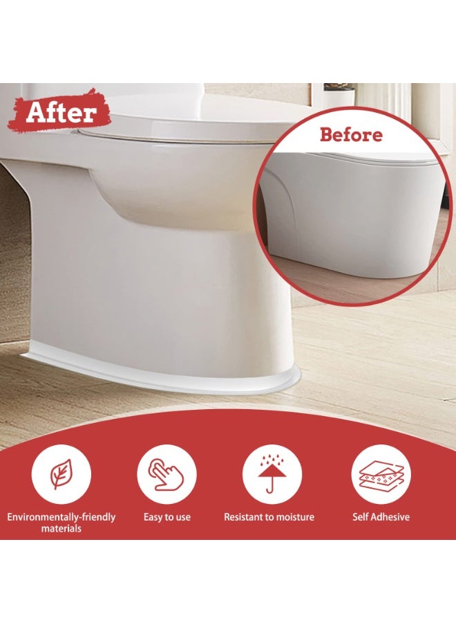 لياكم شريط سد أبيض، لفافتان من شريط السد اللاصق ذاتي اللصق، شريط سد أبيض لزوايا الحمام، شريط سد ذاتي اللصق مقاوم للماء، يُستخدم لأحواض المطبخ، وأحواض الاستحمام، والأرضيات، والجدران، وحواف الأرضيات، وشريط حماية، وشريط مانع تسرب مقاوم للماء للمطابخ، والحمامات، والدش، وأحواض الاستحمام، والمرحاض، والجدران، والأرضيات، وأسطح العمل، مع أداة سد (126 × 1.5 بوصة). - Image 3