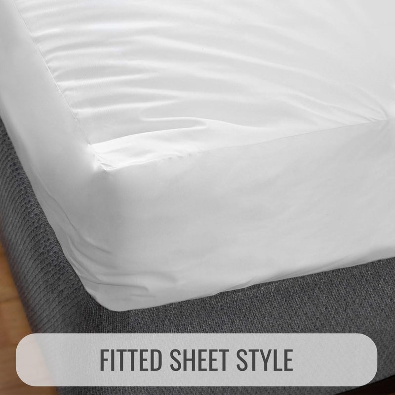 DMI DMI Waterproof Mattress Protector  Mattress Pad  Waterproof Mattress Cover  Bed Pad and Bed Cover  Contoured Fitted Sheet Fit  King  Package May Vary  - Image 5