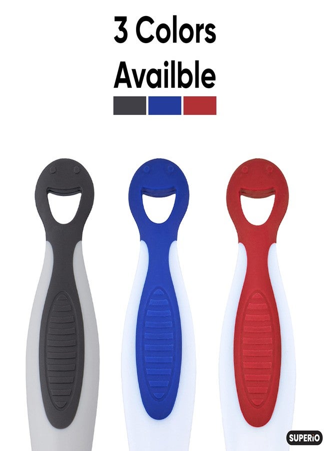 Superio Rubber Squeegee Blue 10", Streak Free All Purpose Window Squeegee, Comfort Grip Handle and Hanging Hook. - Image 5