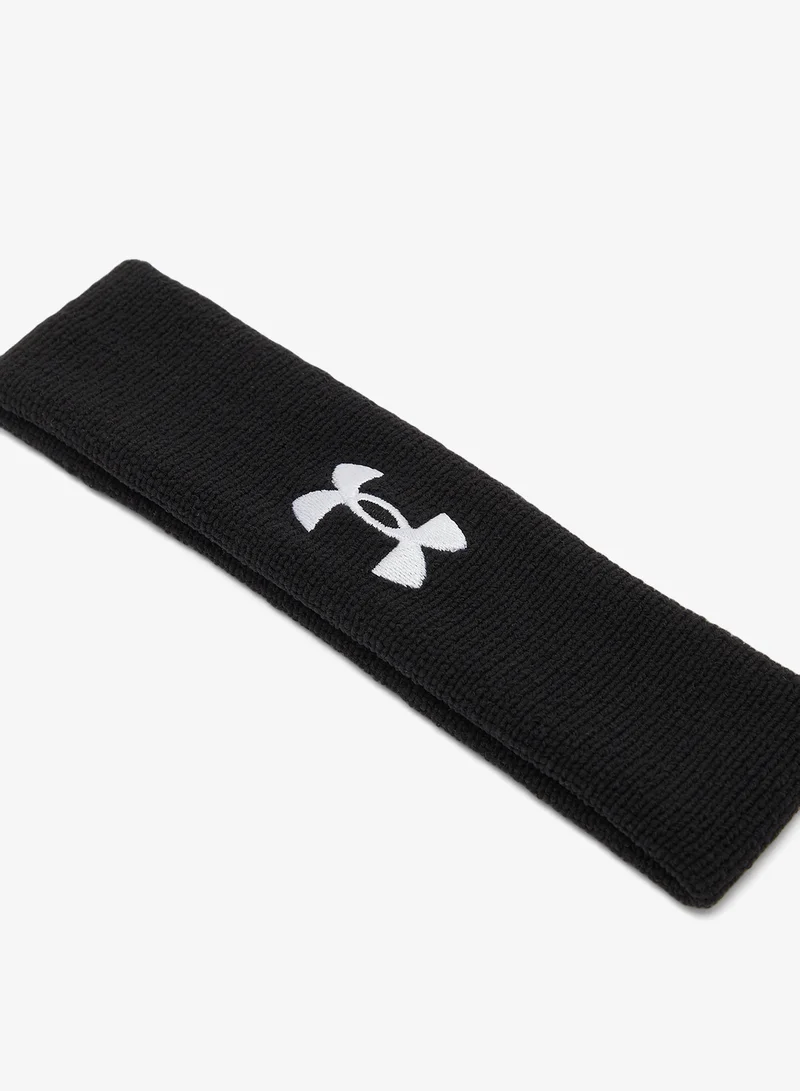 Under Armour Black /  / White Performance Terry Headband for Men | Best Price UAE