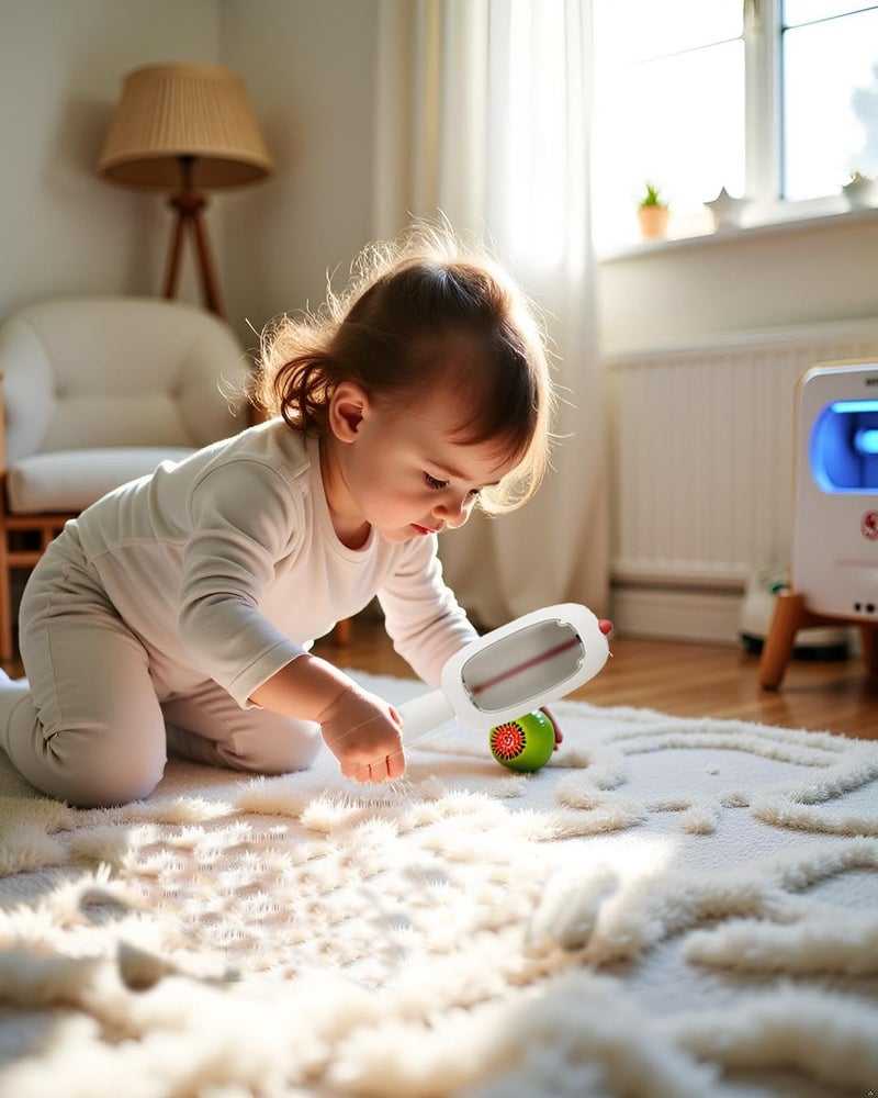 Lint and pet Hair Remover,Pet Hair Removal Glove,Clothe Hair Remover Roller,Reusable Lint Roller for Clothes,Pet Hair Remover for Clothes, Lint Brushes for Clothes (White) - Image 4