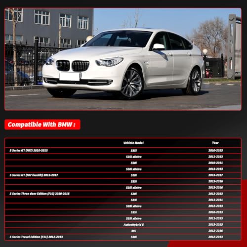 Bomunik وحدة إضاءة LED للقيادة النهارية من بومونيك 2-Pack 63127262731 2010-2017 لسيارة BMW 5 Series F07 F10 F11 535i 550i 528i M5 xDrive Peat# 9DW177229001 V20730202 0896520 73212711 - Image 4