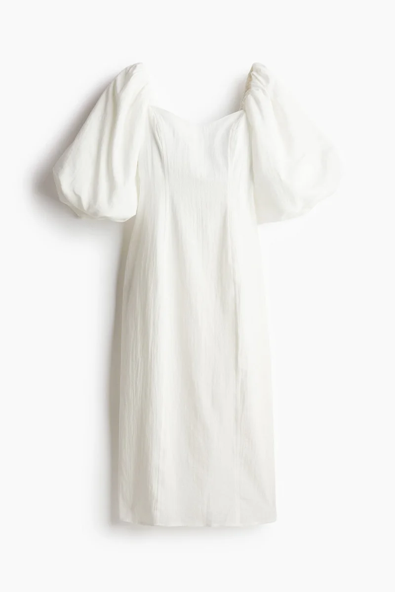 H&M Balloon-sleeved dress