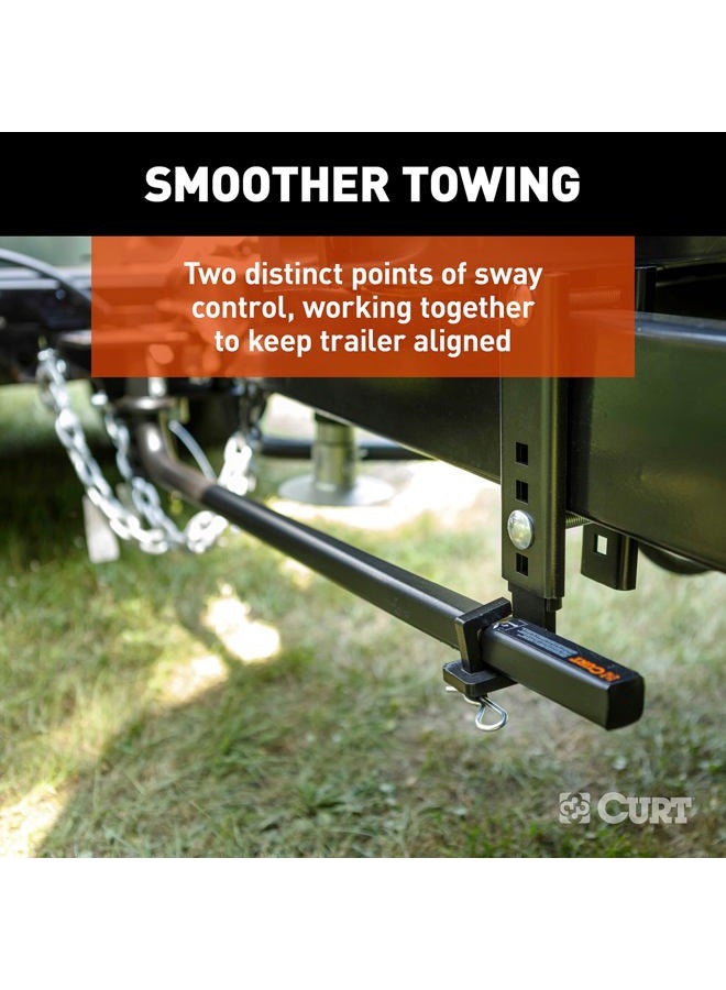 Curt 17499 TruTrack 4P Weight Distribution Hitch with 4x Sway Control, Up to 8K, 2-Inch Shank - Image 5