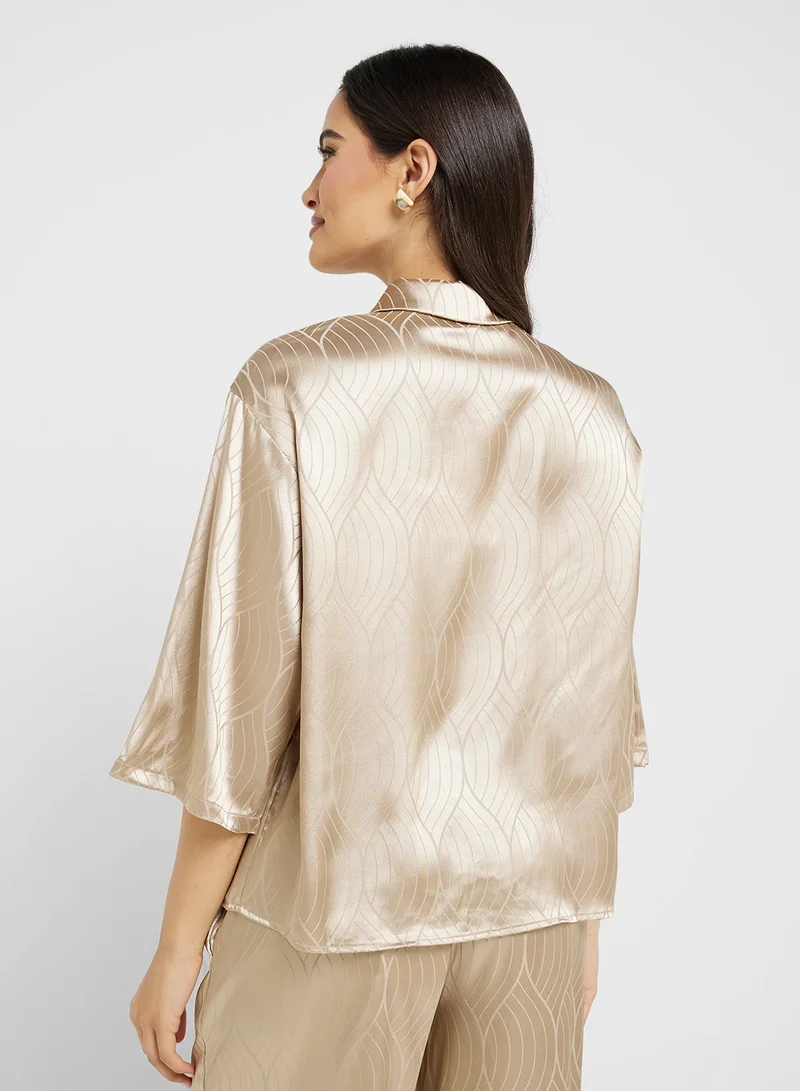 فيرو مودا قميص فمبرييل بأزرار