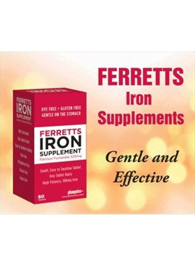 BR أقراص فيريتس مكمل الحديد (325 ملغ فومارات الحديد) - Image 3
