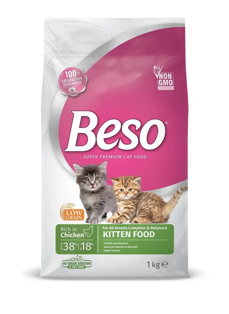 Beso Biso dry food for kittens with chicken 1kg 