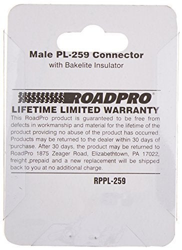 RoadPro RPPL-259 Male PL-259 Coax Cable Connector - Image 4