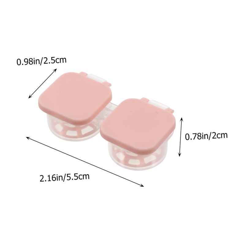 Portable Eyeglass Case Compact Lens Holder for Travel Prevents Leakage - Image 3