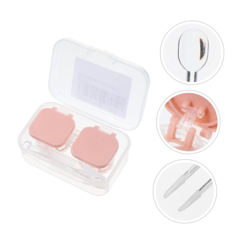 Portable Eyeglass Case Compact Lens Holder for Travel Prevents Leakage - Image 5