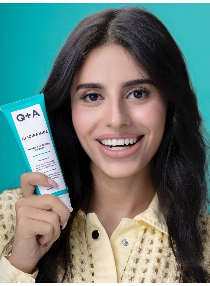 كيو+إيه – كيو + ايه غسول وجه مقشر بالنياسيناميد للبشرة الدهنية والمعرضة للحبوب 125 مل - Image 3