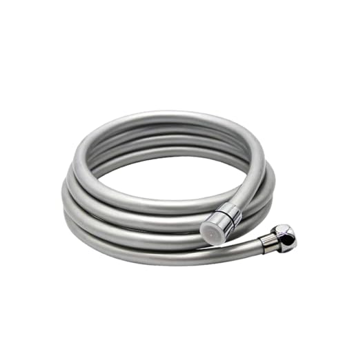 MHS Premium Health Faucet Hose Pipe – Flexible Gray PVC Tube for Bathroom Hand Shower & Faucet | Durable & Leak-Proof | Heavy Duty Brass Fittings | Made in India (1 Meter) - Image 1