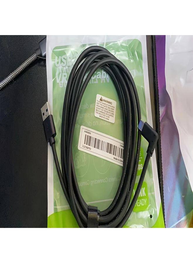 كابل USB 3.2 عالي السرعة إلى USB-C بطول 16.4 قدم، شحن سريع بقوة 3 أمبير، مناسب للألعاب والأقراص الصلبة - Image 3