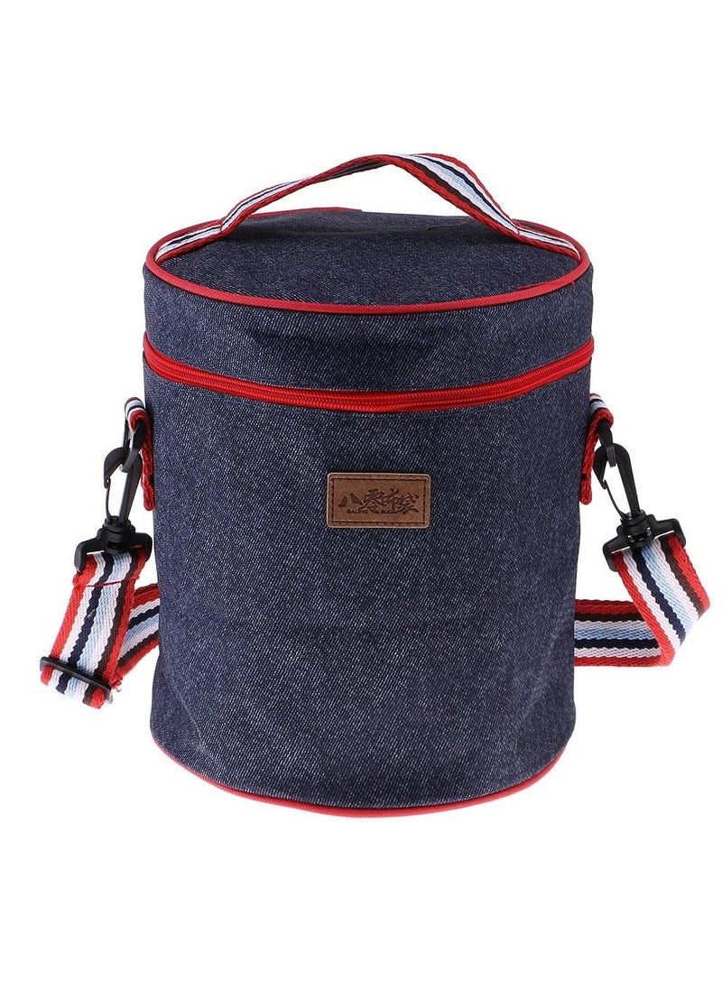CYTHERIA Cooler Insulated Lunch Bag Blue 14x16.5x16.5 cm  - Image 1