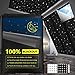 FADOTY FADOTY 100% Blackout Window Cover 79" X 57" Travel Blackout Curtains for Baby Nursery Room Darkening Blinds Portable  - Image 2