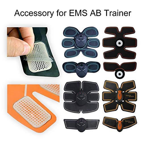 LEKEONE 50 Pcs/25 Packs Pads Abs Trainer Replacement Gel Sheet for Abdominal Muscle Trainer, Accessory for Ab Workout Toning Belt. - Image 4