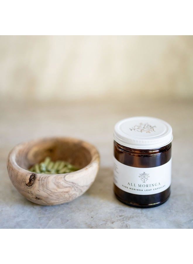 am 100% Moringa Oleifera Capsules Herbal Dietary Supplement, Made with All-Natural Organic USDA Moringa Oleifera Leaves, 120 Capsules (400 mg each), Excellent Source of Vitamins, Minerals and Amino Acids - Image 3