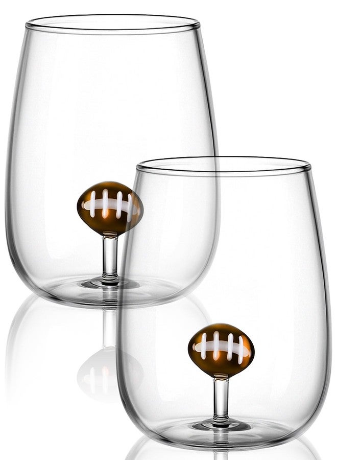 بوتشن طقم أكواب نبيذ بوتشن مكون من قطعتين بتصميم كرة قدم، أكواب عصير بدون ساق بتصميم أيقونة كرة قدم ثلاثية الأبعاد، أدوات زجاجية أنيقة للكوكتيل، مثالية لحفلات أعياد الميلاد ذات الطابع الرياضي، هدايا للأصدقاء والزملاء في العمل. - Image 1