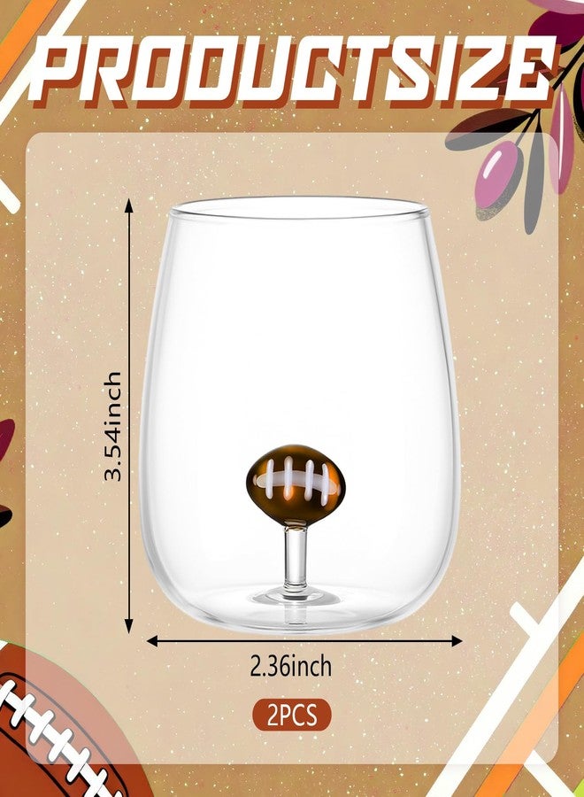 بوتشن طقم أكواب نبيذ بوتشن مكون من قطعتين بتصميم كرة قدم، أكواب عصير بدون ساق بتصميم أيقونة كرة قدم ثلاثية الأبعاد، أدوات زجاجية أنيقة للكوكتيل، مثالية لحفلات أعياد الميلاد ذات الطابع الرياضي، هدايا للأصدقاء والزملاء في العمل. - Image 2