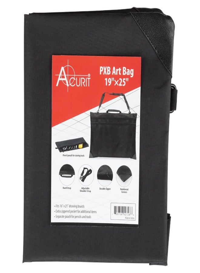 Acurit PXB Bags for Architects and Drafters - for Fixed & Multi-Angle 16x21" PXB Drafting Board - Art Desk Carrier- Adjustable Strap, Easy-Grip Handle, Water-Resistant Nylon & Zippered Pockets - Image 1