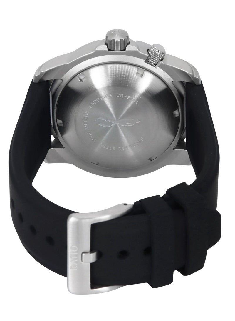 Ratio FreeDiver Version 02 Helium Safe 1000M Sapphire Automatic Red Dial 1068HA90-34VA-RED-V02 Men's Watch - Image 2