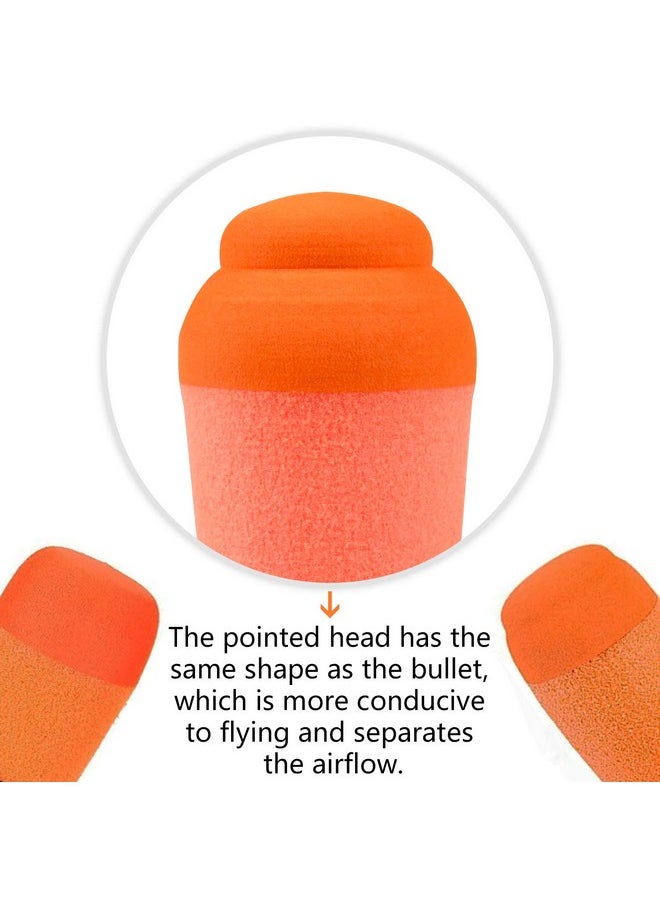 Ruibytree - 6 Packs Mega Missile Refill For Nerf N-Strike Elite Series, Compatible Darts Mega Missile Refill Bullets Foam Rockets For Nerf Party (Orange) - Image 1