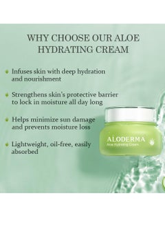 Aloderma Aloderma Basic Aloe Hydrating Set - 4 Pieces - 2 x Cleanser, Cream, 200g Aloe Vera Gel  - Image 2