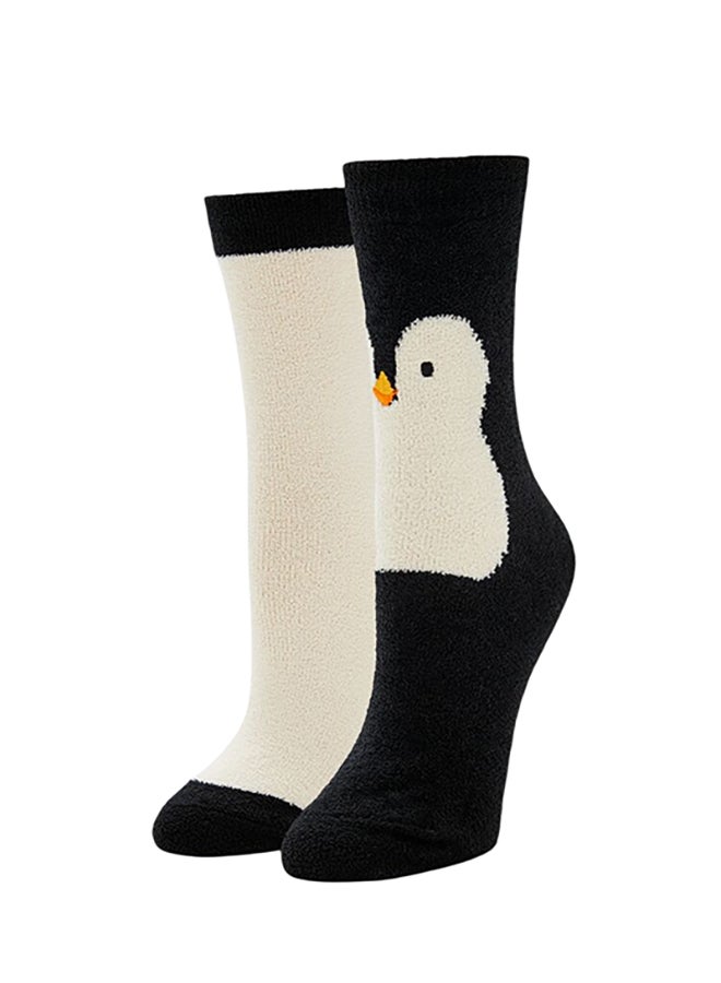 FOREVER 21 Penguin Crew Socks Set - 2 pack  - Image 1