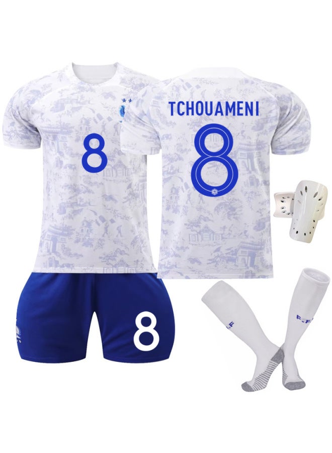 8 With Socks + Protective Gear Football Jersey - Image 1