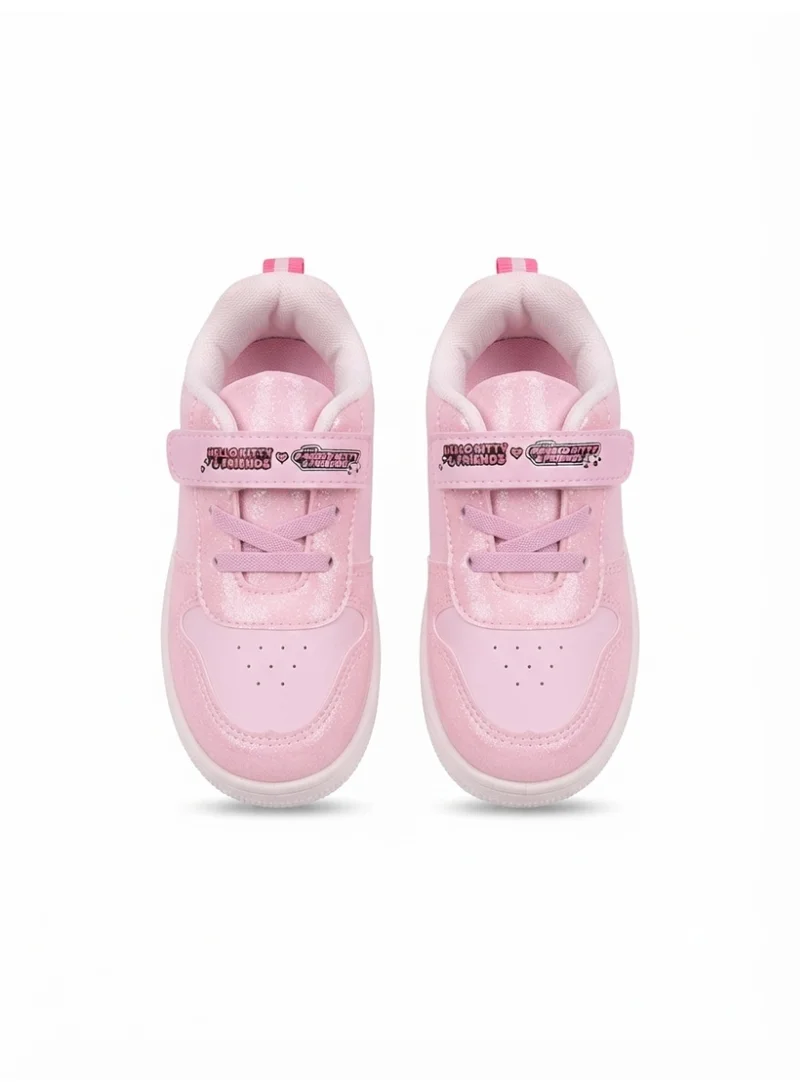 Hello Kitty Hello Kitty Girls' Pink Hook and Loop Sneakers