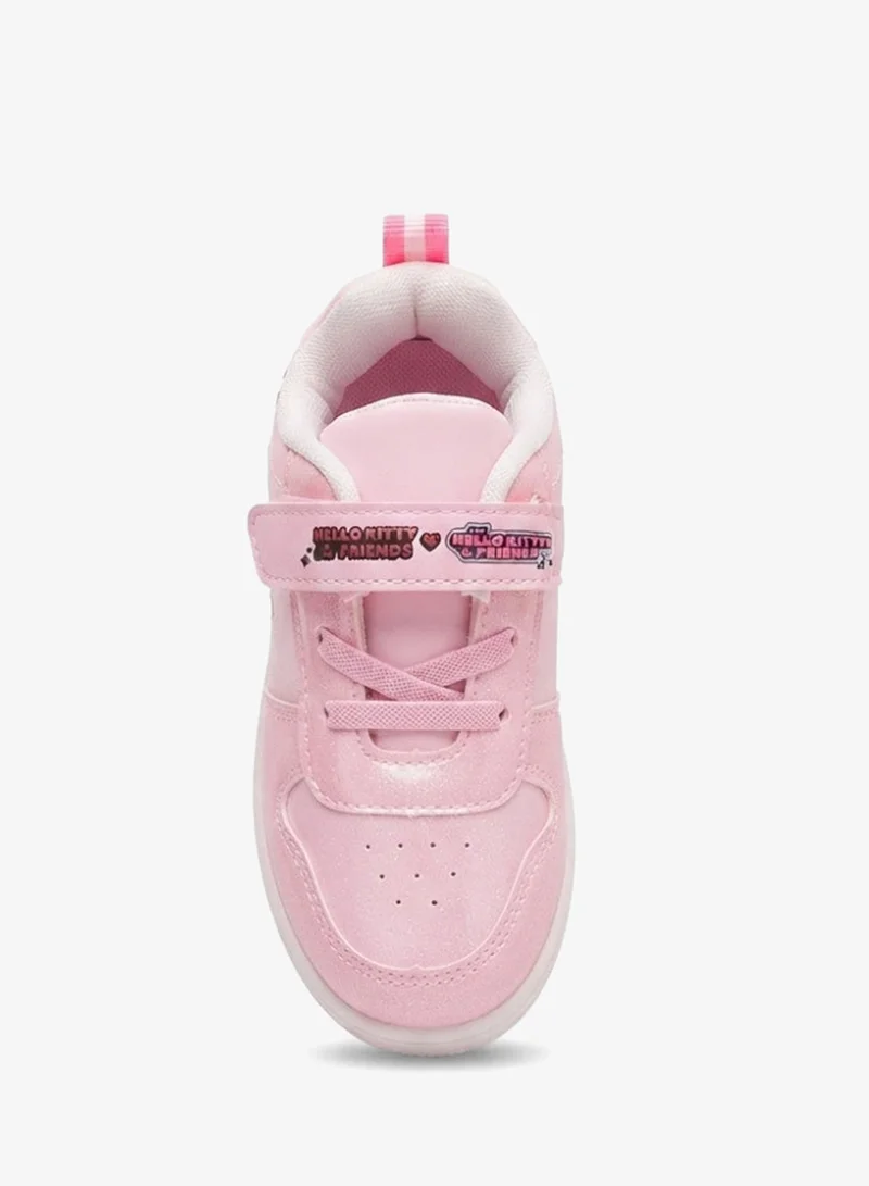 Hello Kitty Hello Kitty Girls' Pink Hook and Loop Sneakers