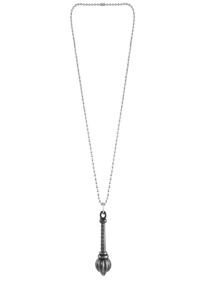 morir Stainless Steel Lord Pawan Putra Bajrang Bali Hanuman Gada Pendant Necklace - Image 2