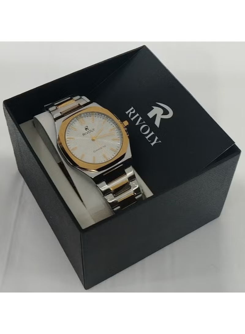 ريفولي ساعة ريفولي الرجالية، أناقة وجودة عالية، إصدار جديد، ستانلس ستيل