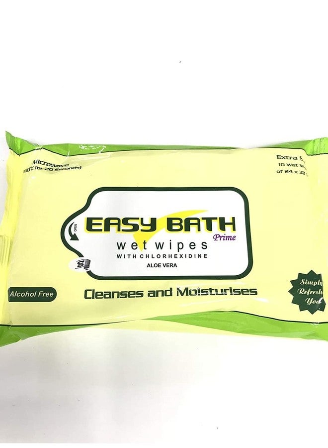 Easy Bath Wipes Wet Wipe Large - Combo of 10 - Get 10 Packets - Image 1