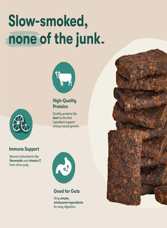 جينكس مكافآت جينكس تندرز للكلاب بنكهة لحم البقر المجفف، مكونات طبيعية بالكامل، طرية وقابلة للمضغ، قليلة السعرات الحرارية، لحم بقري وكبد مدخن ببطء، بدون مواد مالئة، 142 غرام، عبوة من 6 قطع - Image 4