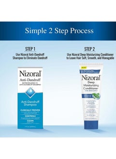 Nizoral Deep Moisturizing Conditioner with Mint & Tea Tree Oil for All Hair Types - Free of Sulfates, Parabens, Artificial Fragrances and Dyes, 9.4 oz  - Image 3