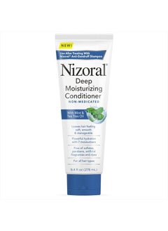 Nizoral Deep Moisturizing Conditioner with Mint & Tea Tree Oil for All Hair Types - Free of Sulfates, Parabens, Artificial Fragrances and Dyes, 9.4 oz  - Image 1