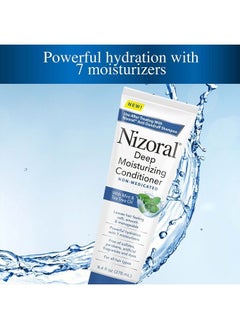 Nizoral Deep Moisturizing Conditioner with Mint & Tea Tree Oil for All Hair Types - Free of Sulfates, Parabens, Artificial Fragrances and Dyes, 9.4 oz  - Image 4