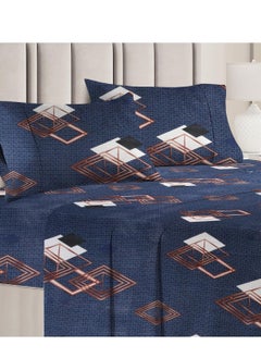 BSB BSB HOME® Glace Cotton 180 TC Big Flower Printed Single Bedsheets with 1 King Size Pillow Cover, (60X90 Inches, 4 X 6 Feet) 148*228 cms  - Image 3