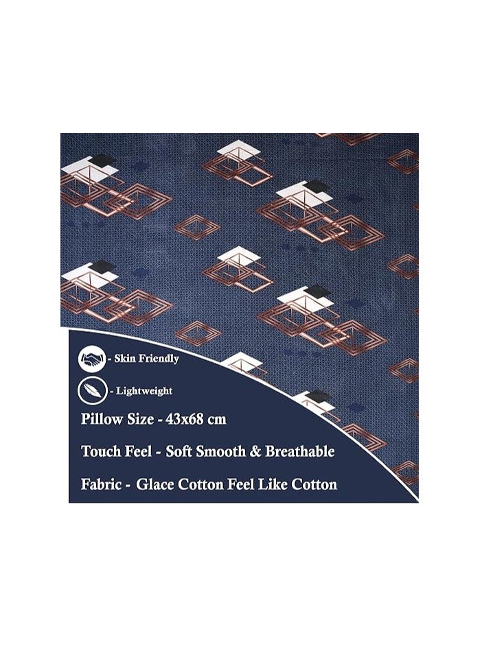 BSB BSB HOME® Glace Cotton 180 TC Big Flower Printed Single Bedsheets with 1 King Size Pillow Cover, (60X90 Inches, 4 X 6 Feet) 148*228 cms  - Image 5