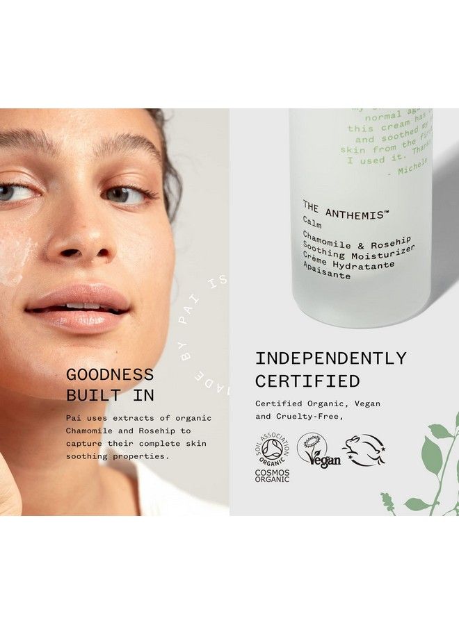 Pai Skincare The Anthemis: Organic Chamomile + Rosehip Soothing Facial Moisturizer | Natural Vegan Sensitive Skincare (1.7 Fl Oz | 50 Ml) - Image 4